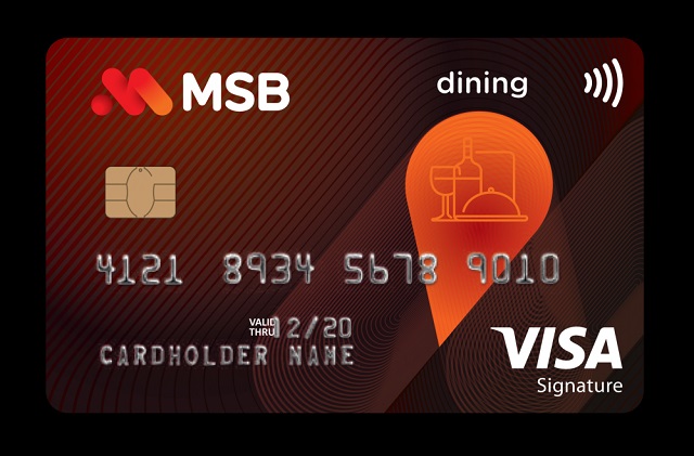 Thẻ tín dụng MSB Signature Dining