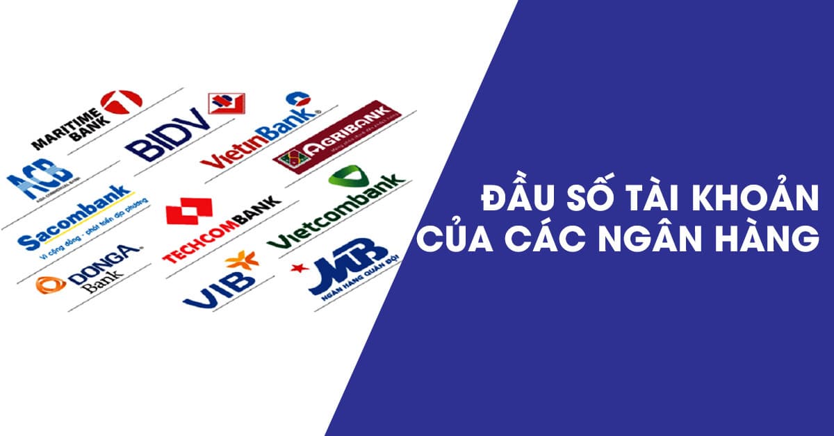 Đầu số tài khoản của ngân hàng
