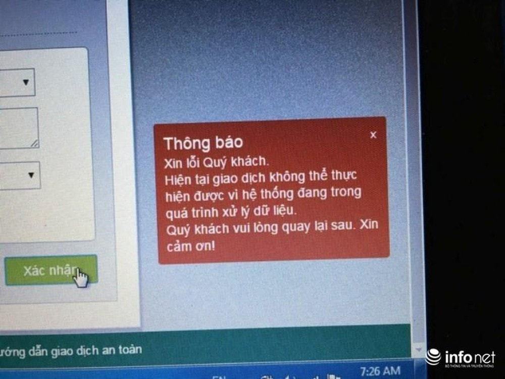 Lỗi truy cập không nhận được tiền