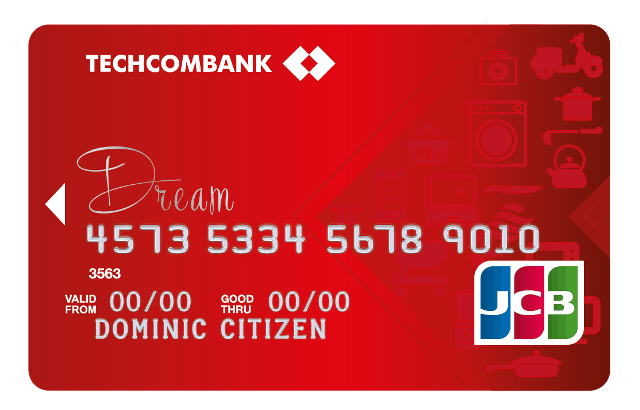 Thẻ tín dụng JCB của ngân hàng Techcombank
