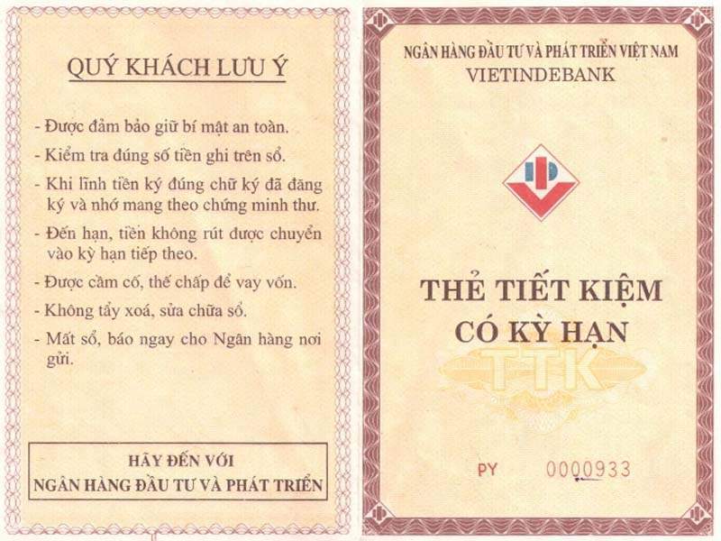 Gửi tiền có kỳ hạn tại ngân hàng