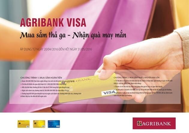 Tiện ích sử dụng của thẻ Visa Agribank