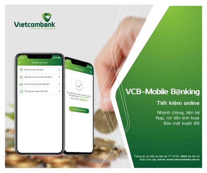 Gửi tiết kiệm online VCB tốt