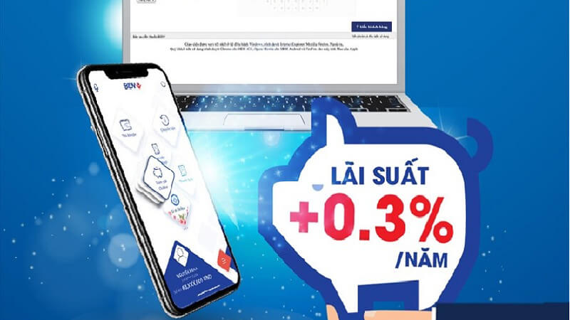 Lợi ích gửi tiết kiệm BIDV