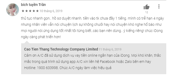 phản hồi khách hàng