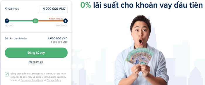 ưu đãi khi vay Senmo