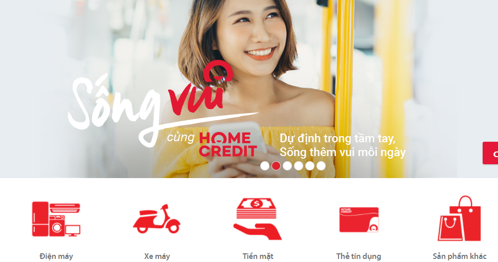 App vay tiền nhanh Home Credit