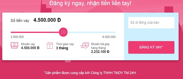 Vay tiền atm online
