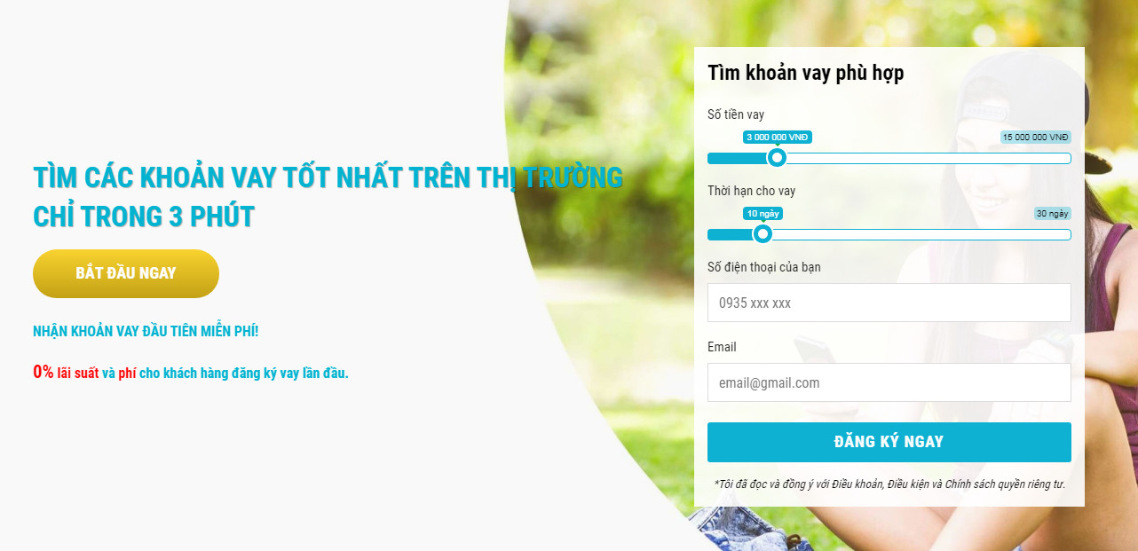 Tìm khoản vay Scash