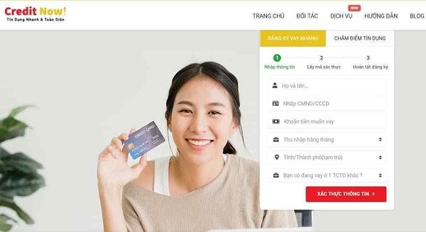 web vay tiền creditnow