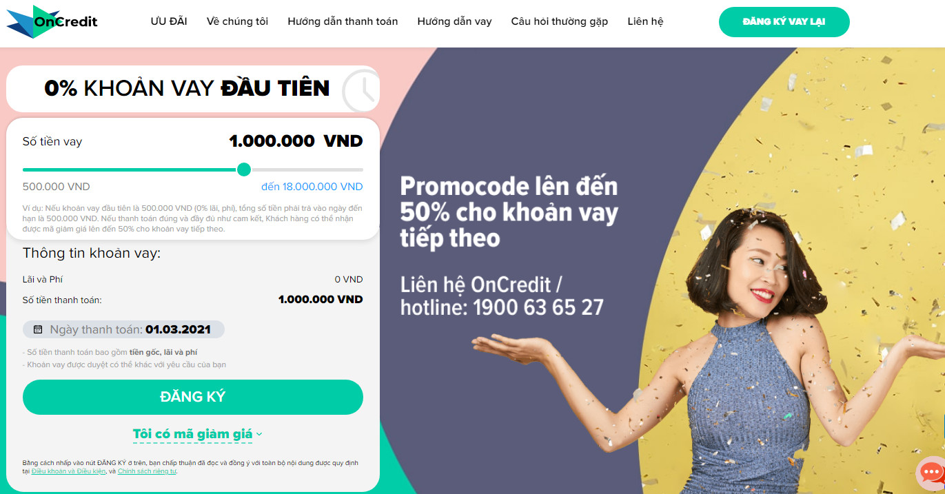 app vay tiền oncredit