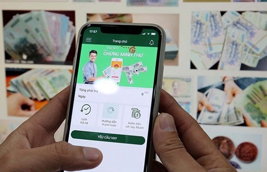 các app vay tiền bị bắt