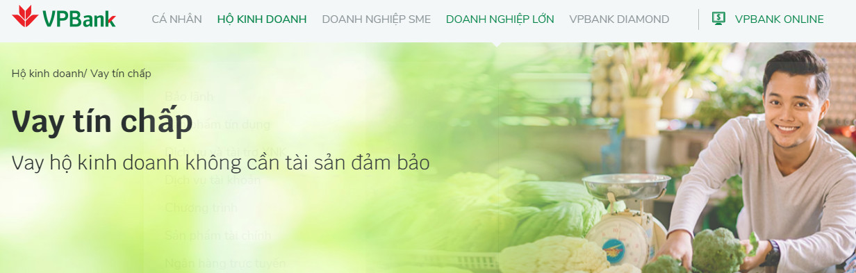 VP Bank vay theo hóa đơn điện/nước