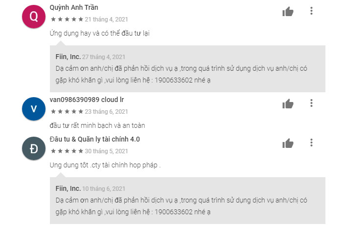 đánh giá khách hàng