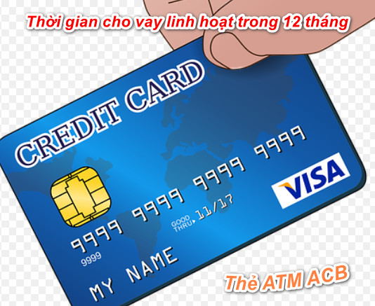 Vay tiền qua thẻ tín dụng ACB