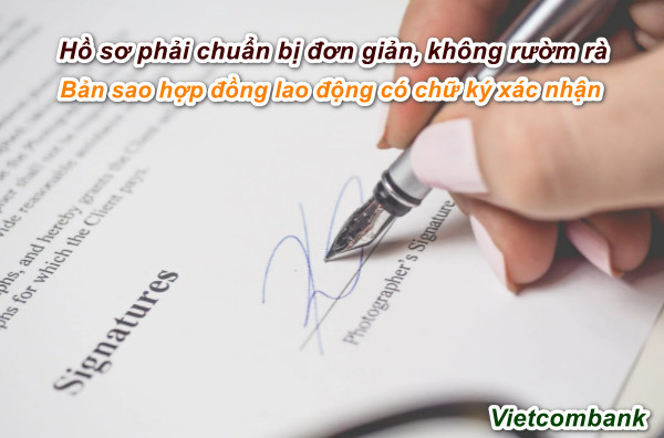 Hồ sơ cần chuẩn bị vay