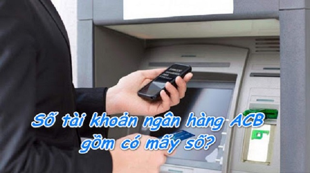 Kiểm tra số tài khoản ACB tại cây ATM