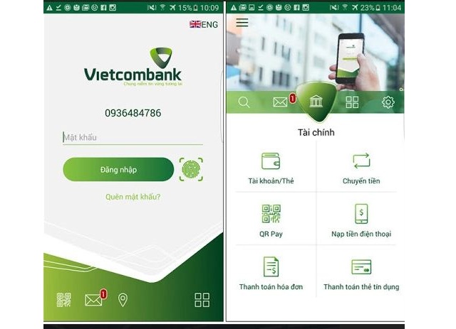 Rút tiền không cần thẻ ngân hàng Vietcombank