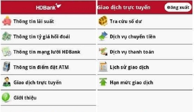 Kiểm tra số dư trong tài khoản ngân hàng HD Bank