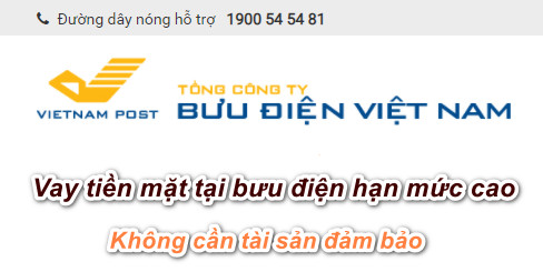 vay tiền ở bưu điện