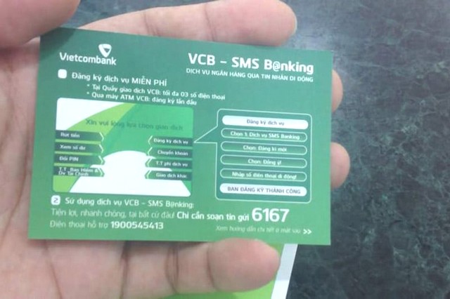 2 cách đăng ký dịch vụ sms banking của vietcombank cực đơn giản