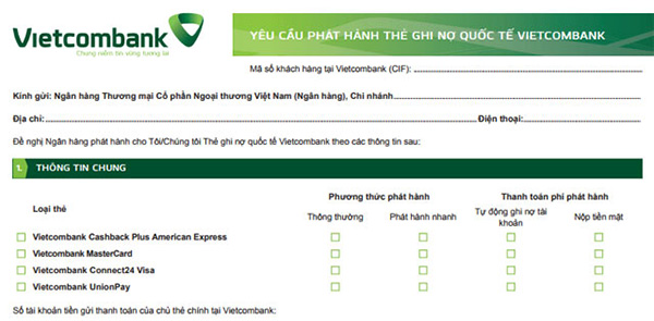 Cách ghi séc rút tiền mặt tại Vietcombank chi tiết