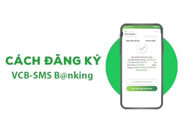 Hướng dẫn đăng ký dịch vụ sms banking vietcombank tại ATM