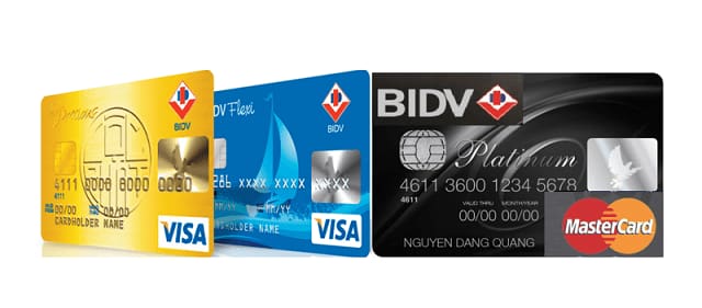 Phí sử dụng thẻ ATM BIDV