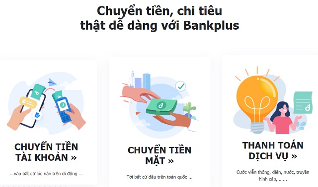 Tính năng nổi trội của Bankplus Vietcombank