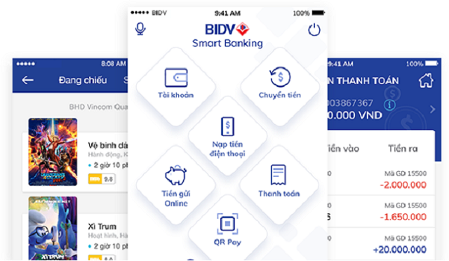 Chuyển tiền trên ứng dụng Smart Banking